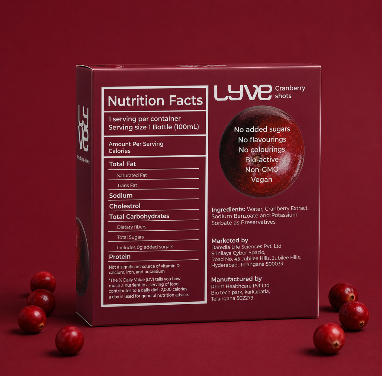 UTI Cranberry Shots